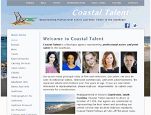 Tablet Screenshot of coastaltalent.com